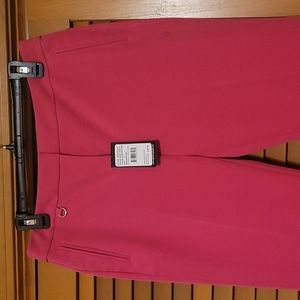 NWT ADRIANNA PAPELL ELECTRIC PINK PANTS